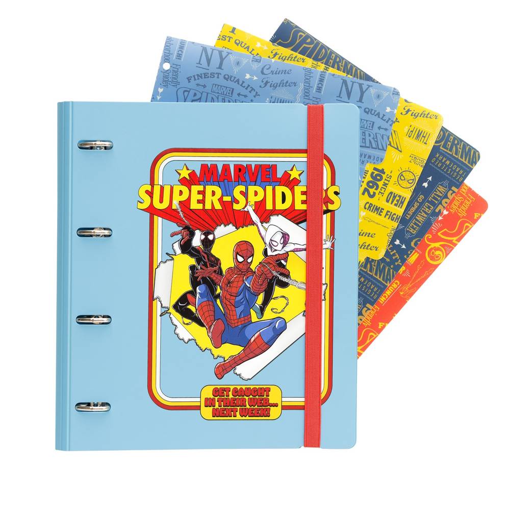 Grupo Erik Marvel Spiderman - Polypropylene 4ring Ringbuch - Mehrfarben